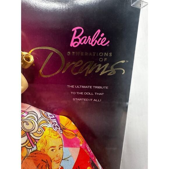 New in Box Collector Vintage Barbie 50th Anniversary Generation of Dreams Doll - Picture 11 of 12